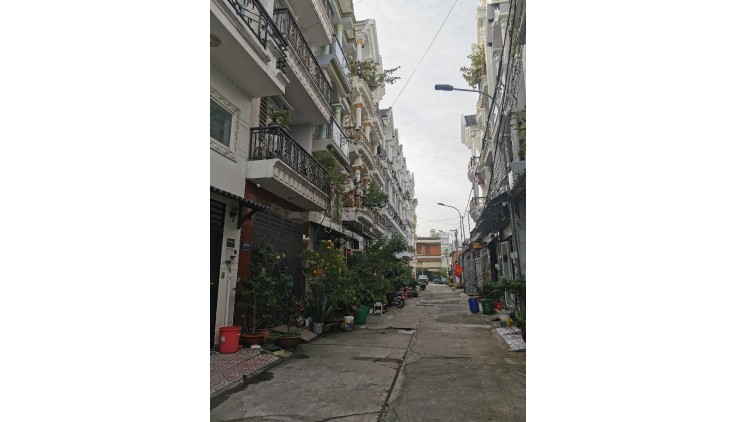Dưới 5 Tỷ, Nhà Mới Khu Phân Lô Đồng Bộ, 65.4m2 Xây Mới Tinh, Hẻm 8m, Hiệp Thành – Quận 12.